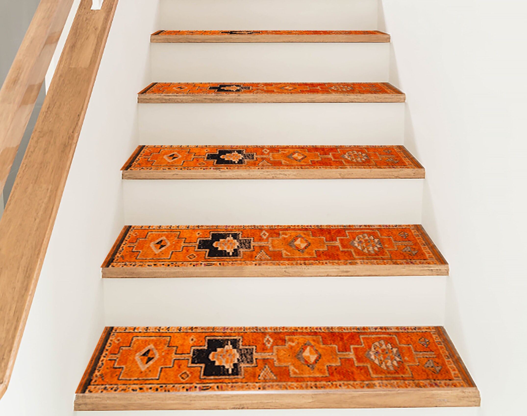 Single Stair Rug Stair Steps Set, Stair Treads Rug, Runner Rug, Stair Safety Rug ...