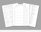 Meal Plan, Grocery List, Grocery Shopping List, Digital Prints, Meal Plan Printable, Grocery List Printable, Shopping List Printable