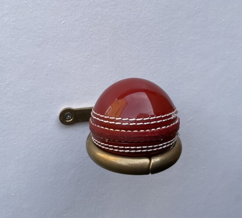 Wall Mounted Cricket Ball Display Holder Solid Brass Display Ball in a