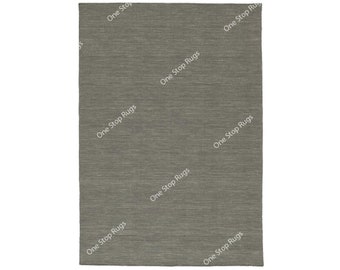 Kilim loom Rug - Dark grey For Bedroom, Kidsroom, Home Decor , Hall, Entryway, Office , kitchen and Anywhere