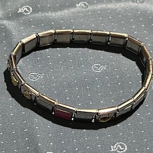 Italian slide charm bracelet