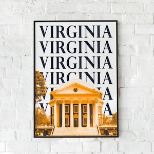 UVA Rotunda | College Dorm Room Decor | University of Virginia
