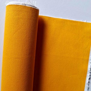 Yellow Cotton Canvas Fabric: Water Repellent, 58&quot; x 26&quot; Panels