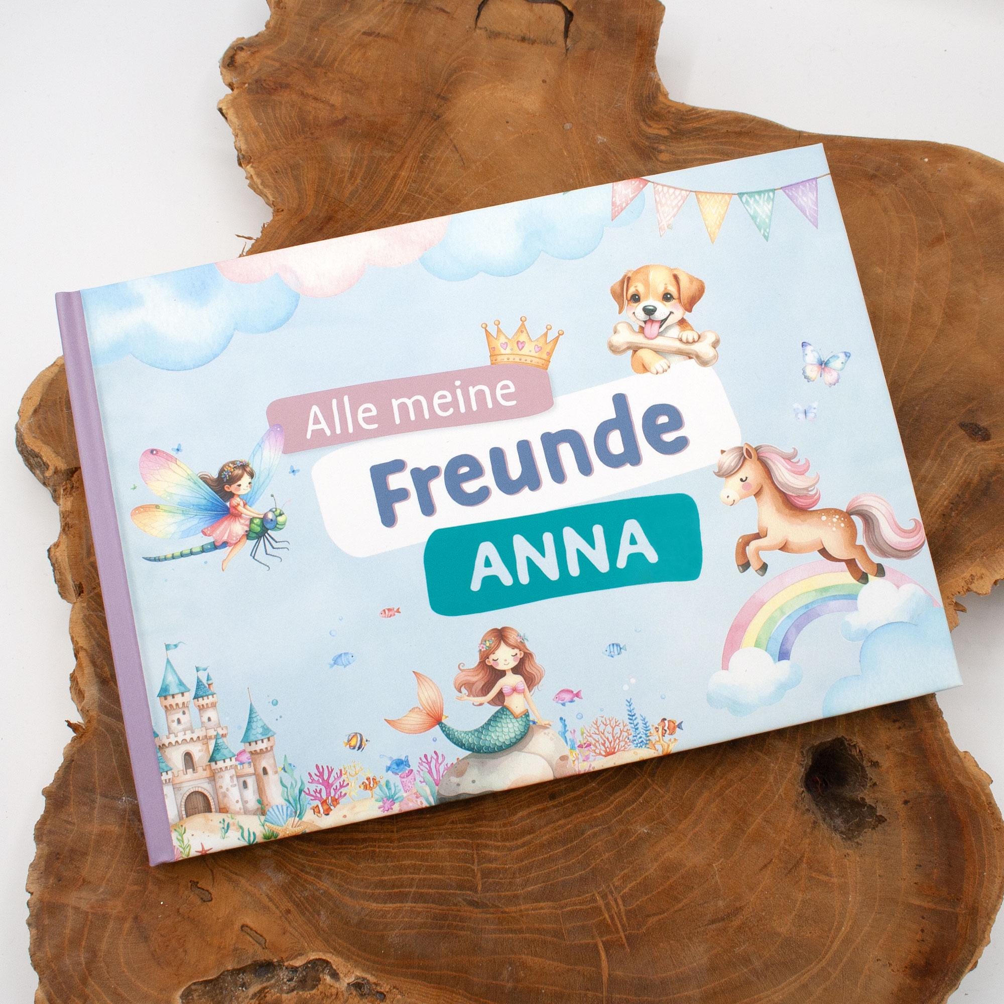 Freundebuch Grundschule, personalisiertes Schulfreundebuch