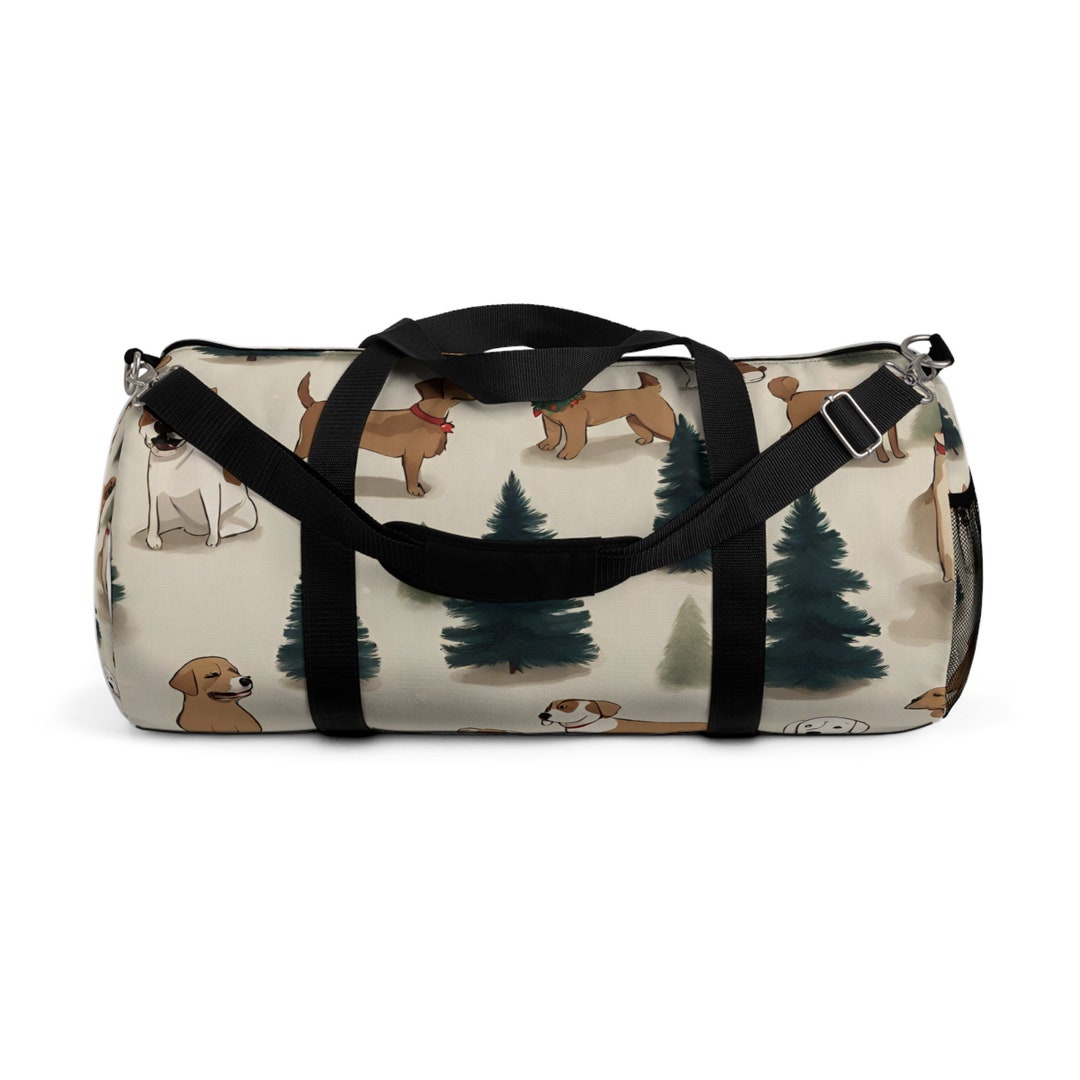 Christmas Dog duffle Bag Boys Duffle Bag Kids Travel Bag - Etsy
