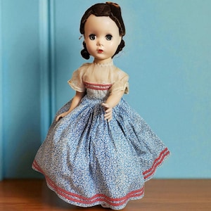 Madame Alexander 14" Beth Walker Doll Hard Plastic Little Women 1950's Maggie Face Sleep Eyes PLEASE READ