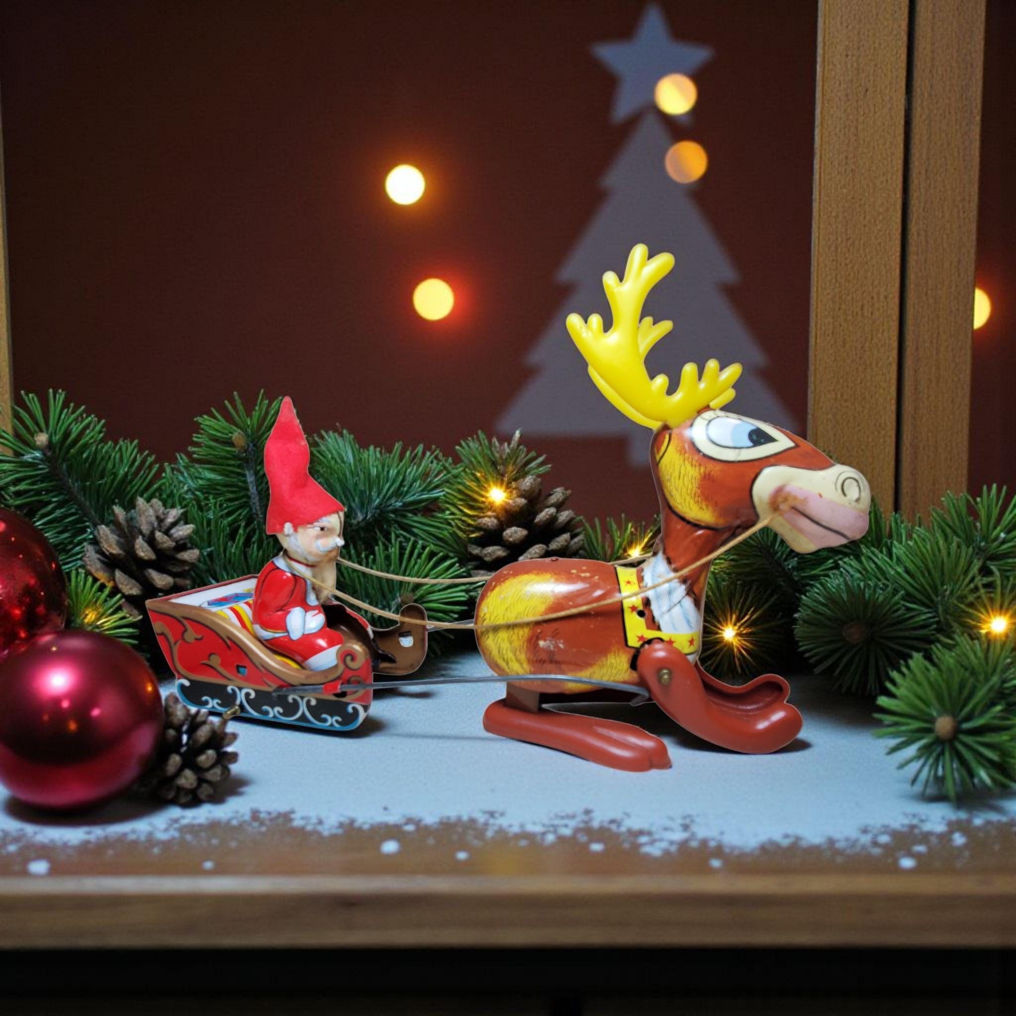 1950's santa wind up - Etsy 日本
