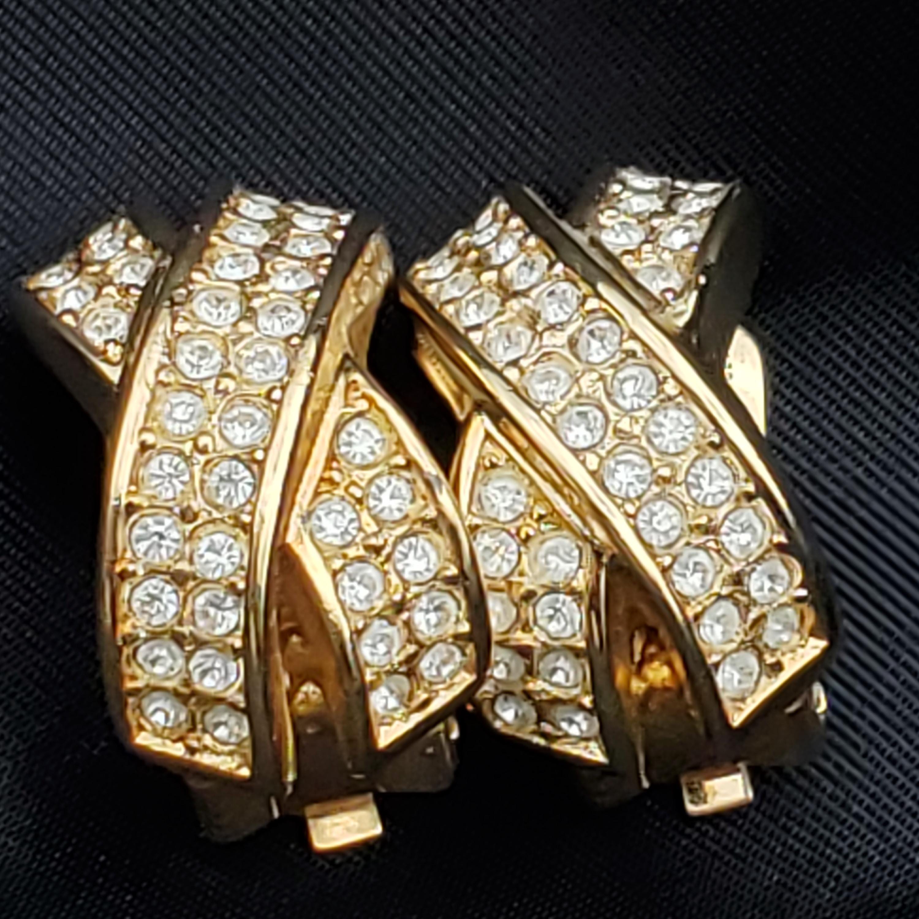 Dior Vintage Clip on Earrings - Etsy