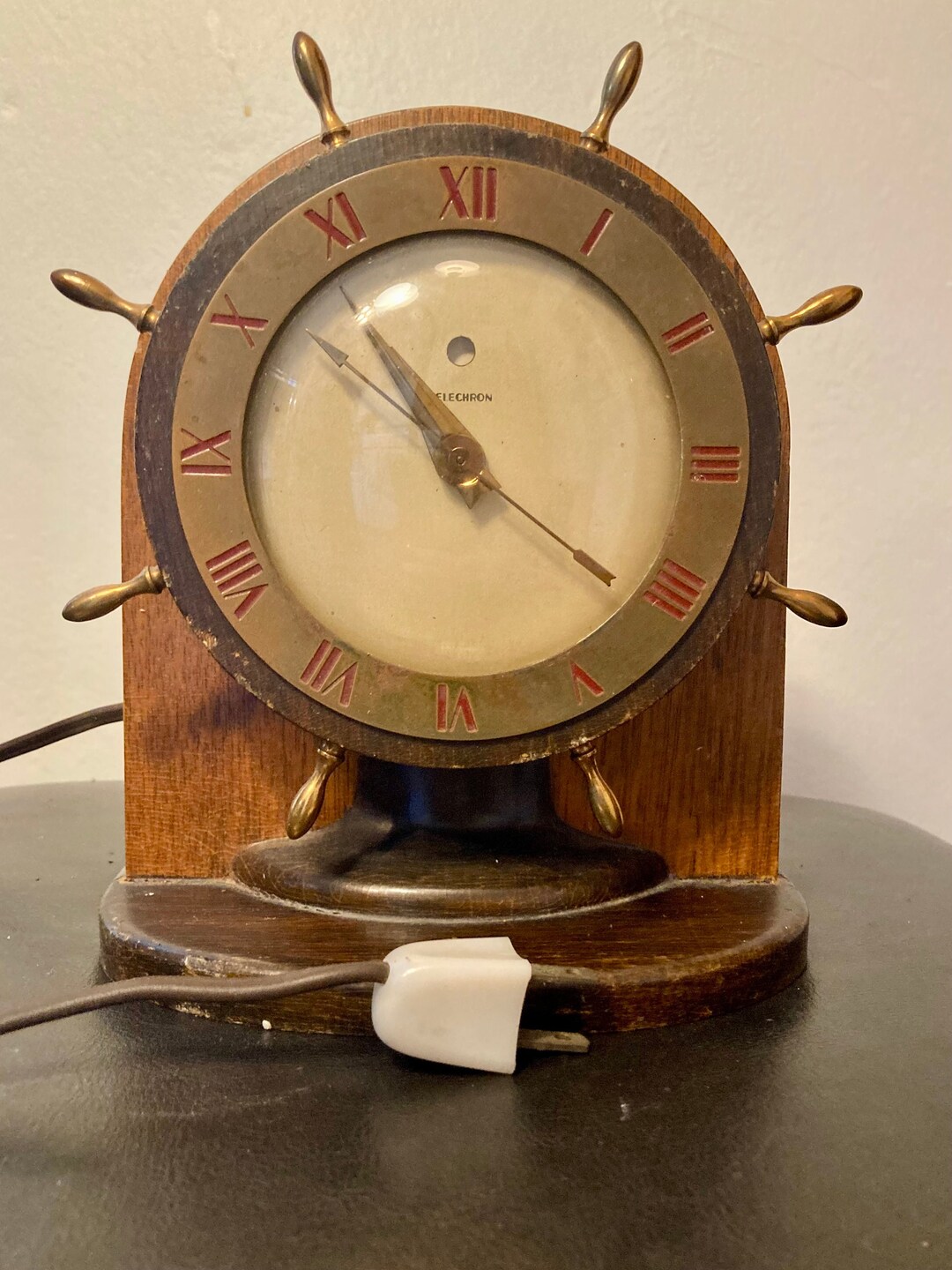 Vintage Telechron Mantle Clock Etsy