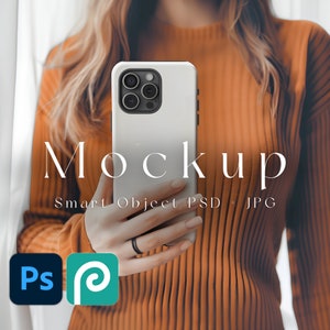 iPhone Mockup, Smart Object PSD, JPG, Phone Case Mockup, iPhone Case Mockup, iPhone Mockup