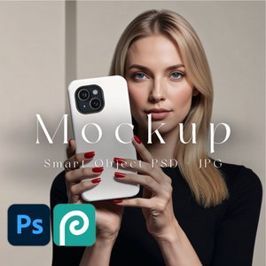 Tough iPhone Mockup, Smart Object PSD, JPG, Phone Case Mockup, iPhone Case Mockup, iPhone Mockup