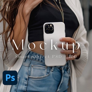 iPhone Mockup, Smart Object PSD, JPG, Phone Case Mockup, iPhone Case Mockup, iPhone Mockup