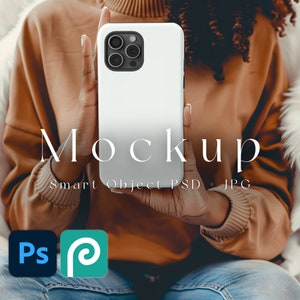 iPhone Mockup, Smart Object PSD, JPG, Phone Case Mockup, iPhone Case Mockup, iPhone Mockup