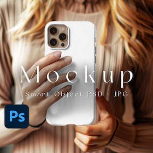 Snap Case Mockup, Smart Object PSD, JPG, Phone Case Mockup, iPhone Case Mockup, iPhone Mockup