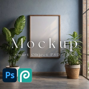 Wallart Frame Mockup Bundle | Canvas Mockup PSD & Template for Posters | Mega Mockup Bundle with Tutorials