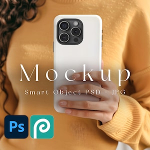 iPhone Mockup, Smart Object PSD, JPG, Phone Case Mockup, iPhone Case Mockup, iPhone Mockup