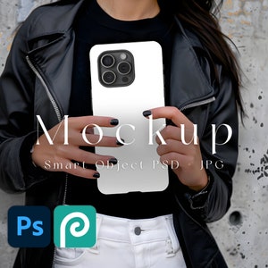 iPhone Mockup, Smart Object PSD, JPG, Phone Case Mockup, iPhone Case Mockup, iPhone Mockup