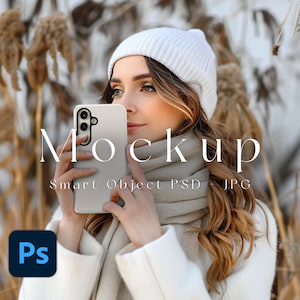 Samsung Galaxy S24 Mockup, Smart Object PSD, JPG, Phone Case Mockup, iPhone Case Mockup, iPhone Mockup