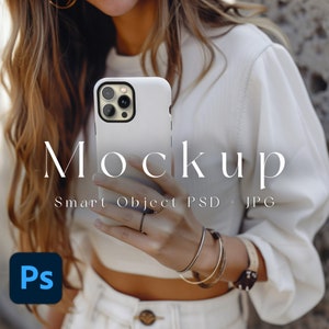 Tough iPhone Mockup, Smart Object PSD, JPG, Phone Case Mockup, iPhone Case Mockup, iPhone Mockup