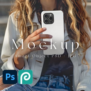 iPhone Mockup, Smart Object PSD, JPG, Phone Case Mockup, iPhone Case Mockup, iPhone Mockup