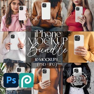 iPhone Case mockup Bundle 10 Iphone Mockup tough Case Mockup smart mockup Printify Tough Case drag and drop template