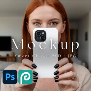 Tough iPhone Mockup, Smart Object PSD, JPG, Phone Case Mockup, iPhone Case Mockup, iPhone Mockup