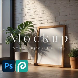 Wallart Frame Mockup Bundle | Canvas Mockup PSD Templates & Tutorials for Posters, Frames Mega Mockups