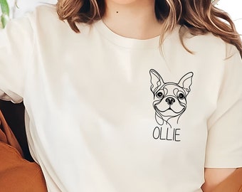Camiseta personalizada de Boston Terrier / Camiseta para dueños de Boston Terrier / Amantes de Boston Terrier / Camiseta de Boston Terrier / Regalos para mamá y papá de Boston Terrier