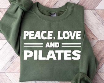 Pilates Sweatshirt | Cozy Workout Pullover | Pilates Instructor Gift | Yoga Lover Sweater | Active Lifestyle Shirt | Pilates Enthusiast