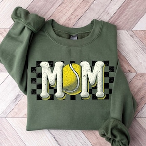 Tennis Mom Sweatshirt | Tennis Lover Gift | Sports Mom Sweater | Mom Life Sweatshirt | Tennis Player Gift | Tennis Coach | Mothers Day Gift