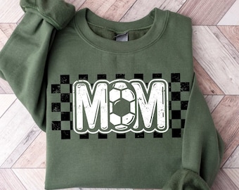 Soccer Mom Sweatshirt | Soccer Game Day Sweater | Gift For Soccer Mom | Soccer Lover Gift | Soccer Sweater | Soccer Mom Life Sweatshirt