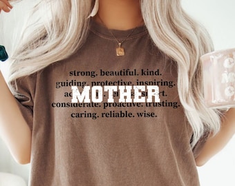 Camiseta de definición de madre / Camiseta de mamá / Regalo del día de la madre / Regalo para mamá / Camiseta de la mejor mamá / Camiseta del día de la madre / Camiseta de la vida de mamá / Regalo para ella