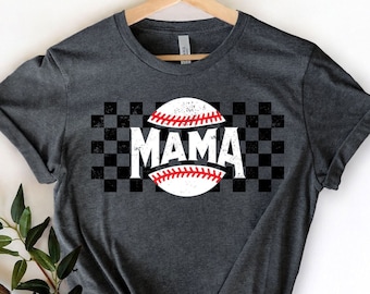 Honkbal Mama shirt | Honkbal moeder shirt | Moederdagcadeau | Softbal moedershirt | Sport moeder T-shirt | Honkbal minnaar cadeau | Moeder leven shirt