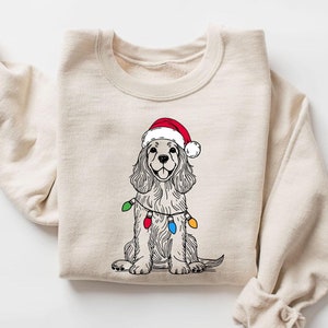 Cocker spaniel christmas sweater online