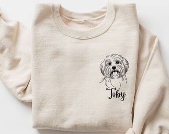 Custom Havanese Sweatshirt | Havanese Sweatshirt | Havanese Mom Shirt | Havanese Lover Gift | Havanese Dog Sweater | Custom Havanese Gifts