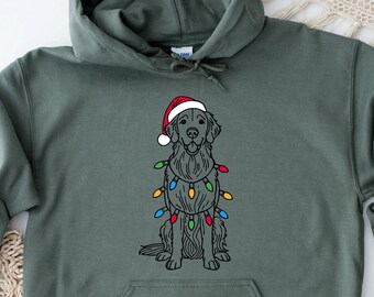 Golden Retriever Christmas Hoodie | Xmas Retriever Dog Hoodie | Christmas Retriever Hoodie | Golden Retriever Mom | Retriever Dog Lover Gift