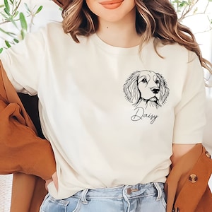 Custom Springer Spaniel Tee | Springer Spaniel Lover Shirt | Spaniel Shirt | Spaniel Mom Shirt | Springer Spaniel Dog Gift | Custom Dog Tee