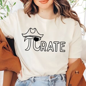 Pi-Rate Math Teacher Tee | Funny Pi Day Shirt | Math Teacher Shirt | Pi Day Tee | Math Joke Shirt | Mathematics Shirt | Math Lover Gift
