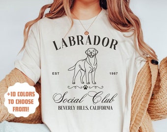 Labrador Retriever Club Shirt | Labrador Lover Tee | Labrador Mom Shirt |  Labrador Retriever Shirt | Labrador Retriever Gifts | Lab Dog Tee