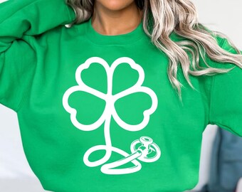 St Patricks Day Nurses Sweatshirt | Stethoskop Pullover | Irische Krankenschwester Pullover | Krankenschwester Shamrock Sweatshirt | Glückliche Krankenschwester Geschenk | Patricks Day