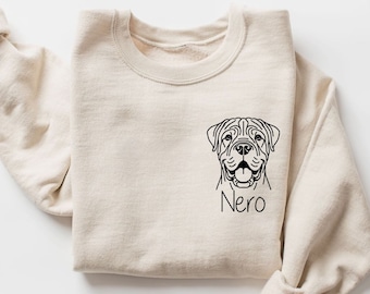 Custom Cane Corso Sweatshirt | Cane Corso Sweatshirt | Cane Corso Mom & Dad Gifts | Cane Corso Lover Sweater | Dog Lover Sweatshirt