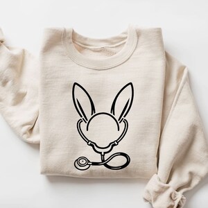 Bunny Nurse Sweatshirt | Stethoscope Rabbit Sweater | Nurse Easter Shirt | Nurse Bunny Sweatshirt | Nurse Life Sweater Easter | Nurse Gifts