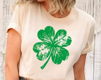 Classic Shamrock Tee | St Patricks Day Shirt | Casual Irish Shirt | Lucky Charm Graphic Tee | Festive St Patricks Day Shirt | Shamrock Shirt