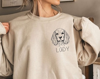 Custom Cocker Spaniel Sweatshirt | Cocker Spaniel Shirt | Cocker Spaniel Lover Gift | Cocker Mom Sweatshirt | Cocker Spaniel Sweatshirt