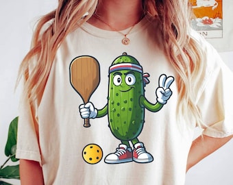 Funny Pickleball Pickle T-Shirt | Pickleball Player Tee | Funny Pickleball Shirt | Pickleball Tee | Pickleball Lover Gift | Pickleballer Tee