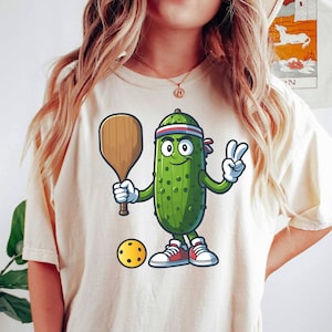 Funny Pickleball Pickle T-Shirt | Pickleball Player Tee | Funny Pickleball Shirt | Pickleball Tee | Pickleball Lover Gift | Pickleballer Tee