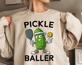 Playful Pickleball Baller Sweatshirt | Pickleball Player Sweater | Funny Pickleball Sweatshirt | Pickleballer | Gift for Pickleball Player