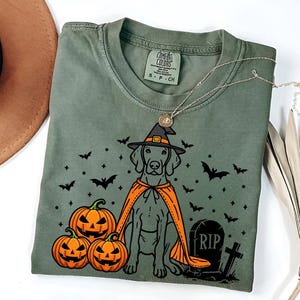 Weimaraner Halloween Shirt | Spooky Ghost Dog Shirt| Weimaraner Tee | Weimaraner Dog Lover | Halloween Dog Shirt | Weimaraner Mom Gifts