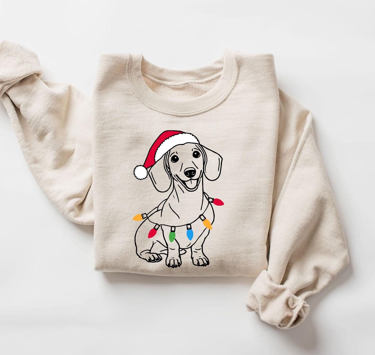 Sweat-shirt De Noël Teckel - Taille XS - Cadeau Pour Amoureux Des Chiens - Marque PINEHART - Neuf Avec étiquettes