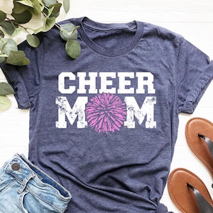 Vintage Cheer Mom Shirt | Cheerleading Mom T-Shirt | Cheer Mom Gift | Cheer Squad Mom Tee | Cheerleading Shirt | Game Day Cheer Mom Shirt